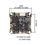 Vendite calde JHEMCU Aio controllore di volo blheli _ S 1-2S 12A 4 in1 2.4G M3 25,5x25,5mm F411Elrs per Drone da corsa Rc